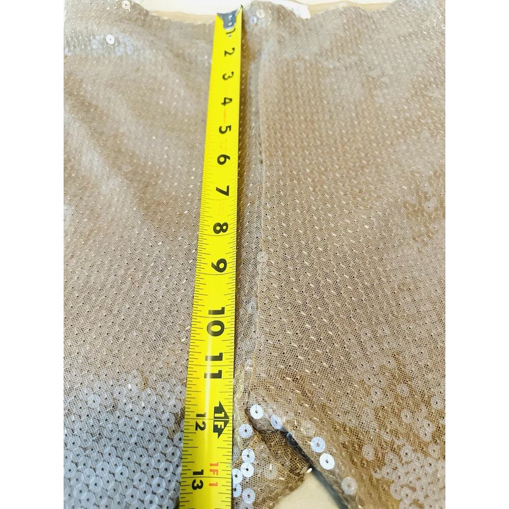 NWT Impressions Party Phase High Waist Sequin Flare Pants Small - Picture 8 of 9